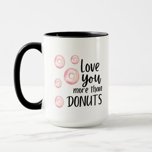 Vous aimez plus que des beignets Mug (Gauche)