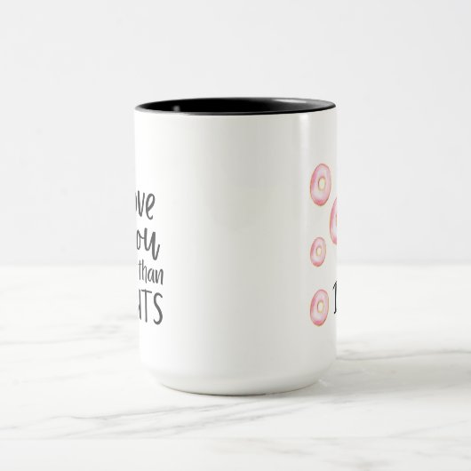 Vous aimez plus que des beignets Mug (Centre)