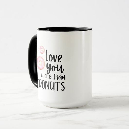 Vous aimez plus que des beignets Mug (Devant gauche)