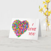 VOUS AIMEZ ***PLUS QUE LA CANDY*** CARTE D'ANNIVER (Fleur jaune)