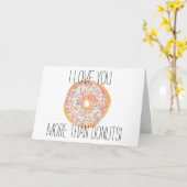 Vous aimez plus que la carte Donuts (Fleur jaune)