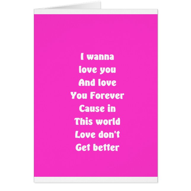 Vous aimez pour toujours (Devant)