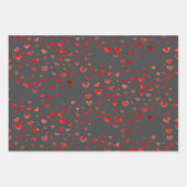 Vous aimez Red Hearts Stripes sur papier Kraft (Devant)