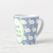 Vous Aimez Un Latte Blanc Lapin Latte Mug (Angle droit)