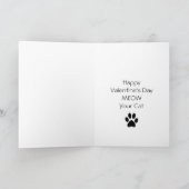 Vous Aimez Valentine De Votre Carte De Voeux Chat (Intérieur)