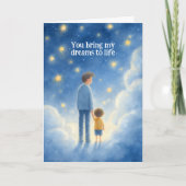 Vous amenez mes rêves à la vie Carte de jour pour (Devant)