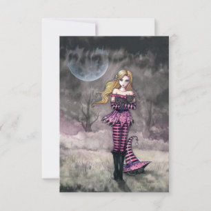 Vous attendez à minuit Carte postale Halloween