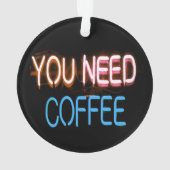 Vous avez besoin de café, Caffine Neon Sign (dos)