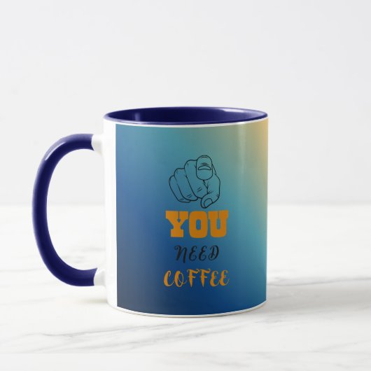 Vous Avez Besoin De Café Mug (Gauche)