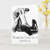 Vous Avez Besoin De Me Prendre ? Carte de voeux bi (Fleur jaune)