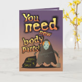 Vous Avez Besoin De Pièces De Corps ! Carte d'anni (Fleur jaune)