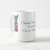 Vous avez besoin d'une tasse de chat (Devant gauche)