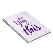 Vous Avez Ce Nom Personnalisé Purple Carnet (Côté Droit)