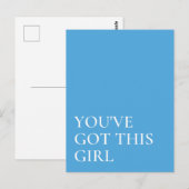 Vous avez cette carte postale de devis inspirante (Devant / Derrière)