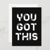 Vous avez cette carte postale noire (Devant / Derrière)