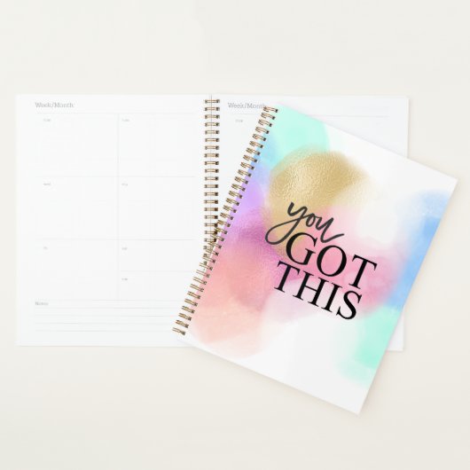 Vous avez cette citation et aquarelles inspirantes (Devant avec enveloppe)