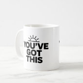 Vous avez cette Mug Café Motivationnelle (Devant gauche)