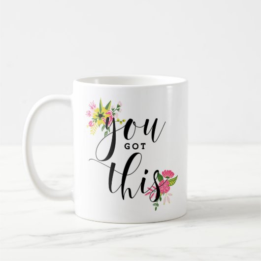 Vous Avez Cette Mug De Script Lettré À La Main Flo (Gauche)