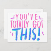 Vous avez complètement cette carte postale motivan (Devant / Derrière)