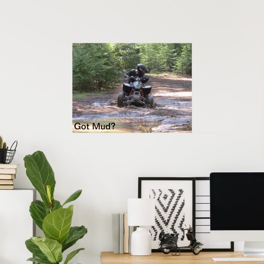 'Vous Avez De La Boue ?' Affiche (Bureau à domicile)