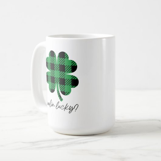 Vous avez de la chance ? Mug de la Saint Patrick (Devant gauche)