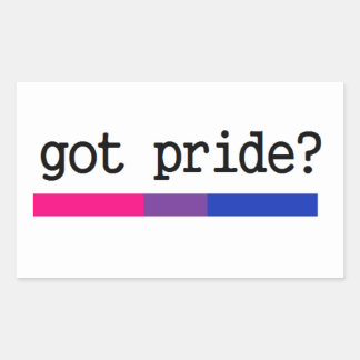 Vous avez de la fierté ? Bisexuel Bi Pride Sticker