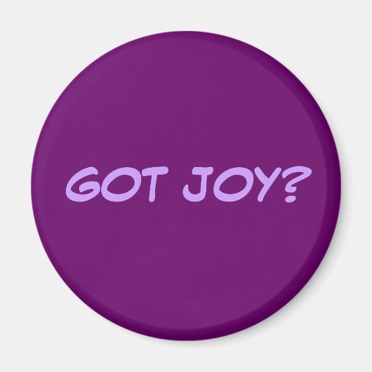 Vous avez de la joie ? Magnet (Devant)