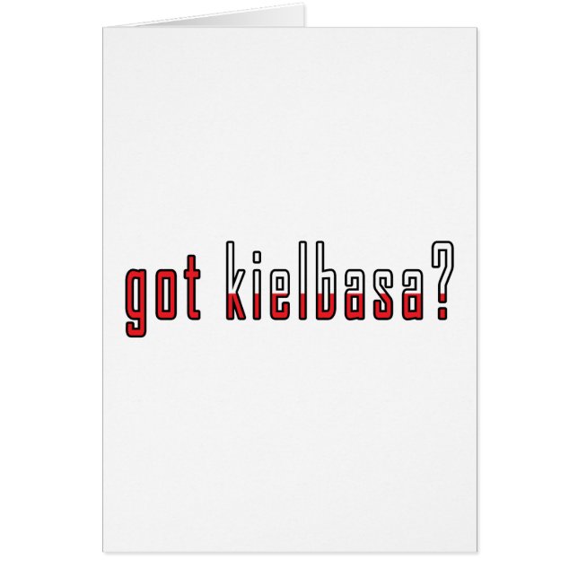 vous avez de la kielbasa ? Fanion (Devant)