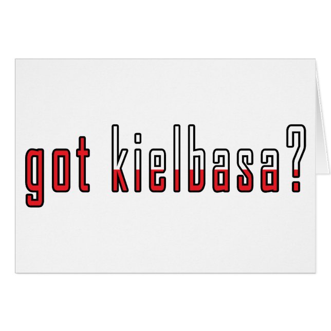 vous avez de la kielbasa ? Fanion (Devant horizontal)
