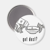 vous avez de la poussière ? Chinchilla Magnet (Recto/Verso)