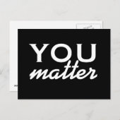 Vous avez de l'importance - carte postale de motiv (Devant / Derrière)