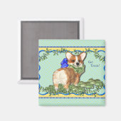 "Vous avez des cures ?" Corgi Magnet (Recto/Verso)