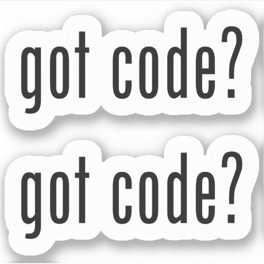 vous avez du code ? Stickers Couper 2 sur mesure p (Devant)