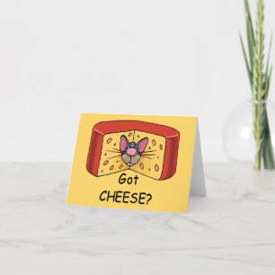 Vous avez du fromage ? cartes pour notes ?