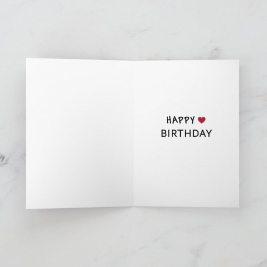 Vous Avez Été Aimé 18ème Carte Anniversaire (Intérieur)