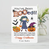 Vous avez été « BOOé » - Carte de Halloween person (Debout devant)