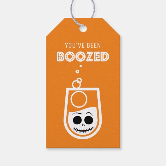 Vous avez été BOOZED ! Étiquettes-cadeau (Devant)