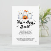 Vous avez été hué Carte de jeu de quartier Hallowe (Debout devant)