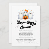 Vous avez été hué Carte de jeu de quartier Hallowe (Devant / Derrière)