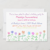 Vous avez été sélectionné - Invitation Anniversair (Devant)