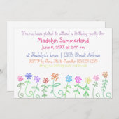 Vous avez été sélectionné - Invitation Anniversair (Devant / Derrière)