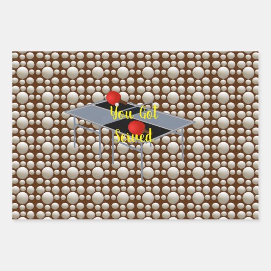 Vous Avez Été Servi À Ping Pong, Feuilles D'Envelo (Devant)