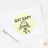Vous Avez Gap ? Stickers fille dent taraudée (Enveloppe)