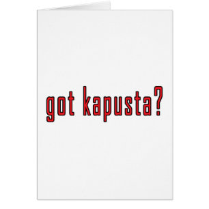 vous avez kapusta ?