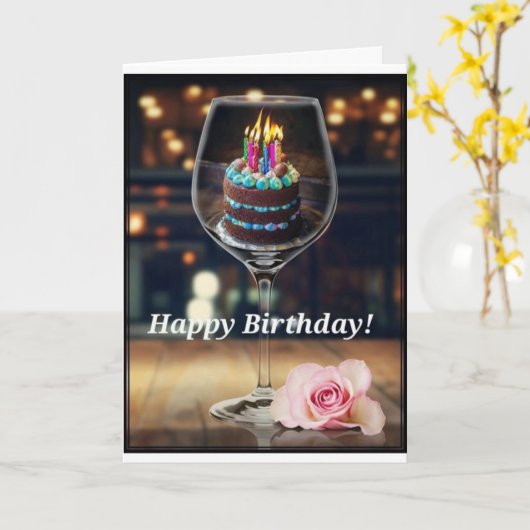 **VOUS AVEZ LA BEAUTÉ ET LA GRÂCE** CARTE D'ANNIVE (Fleur jaune)