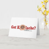 Vous avez la carte Kolache ? (Fleur jaune)