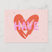 Vous Avez Ma Carte Postale Love Valentines Day (Devant)