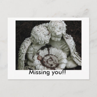 Vous avez manqué ! ! Carte postale