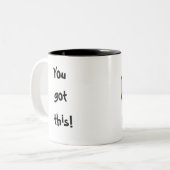 "Vous avez obtenu à cet" amusement la tasse de (Devant gauche)