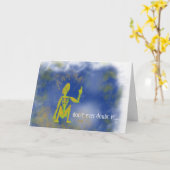 Vous avez obtenu la puissance - une carte à (Fleur jaune)